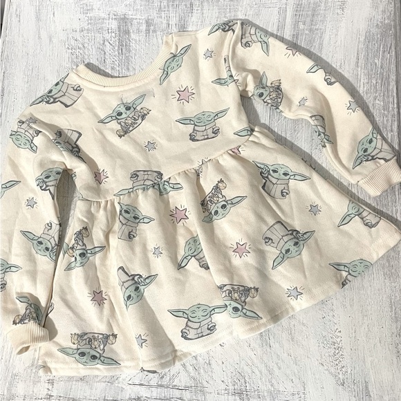 Star Wars Baby Yoda Toddler Girls Dress Size 12M - Picture 2 of 4